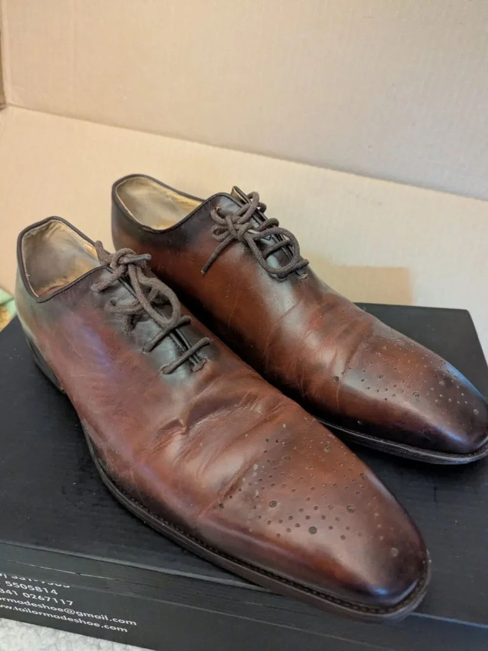 CARRUCCI Men's Shoes Made in Italia Size 43 (9.5)